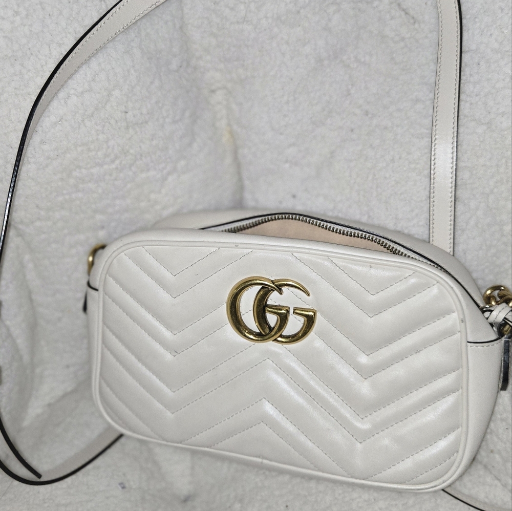 Gucci White Small Shoulder Bag